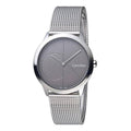  Shop Authentic Calvin Klein Minimal Black Dial Silver Mesh Bracelet Watch for Women - K3M22123 - Luxxuri