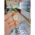  Shop Authentic Calvin Klein Authentic Silver Dial Gold Steel Strap Watch for Women - K8G23546 - Luxxuri