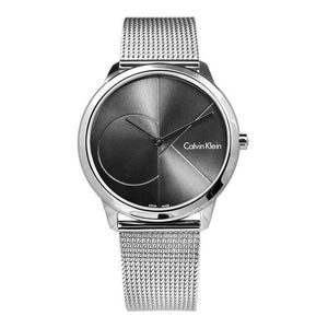  Shop Authentic Calvin Klein Minimal Black Dial Silver Mesh Bracelet Watch for Men - K3M21123 - Luxxuri