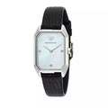  Shop Authentic Emporio Armani Gioia Analog Mother of Pearl Dial Black Leather Strap Watch For Women - AR11148 - Luxxuri