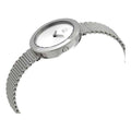  Shop Authentic Calvin Klein Firm White Dial Silver Mesh Bracelet Watch for Women - K3N23126 - Luxxuri