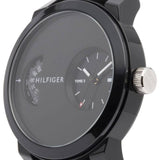  Shop Authentic Tommy Hilfiger Denim Black Dial Black Rubber Strap Watch for Men - 1791555 - Luxxuri