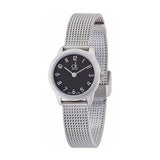  Shop Authentic Calvin Klein Minimal Black Dial Silver Mesh Bracelet Watch for Women - K3M53151 - Luxxuri