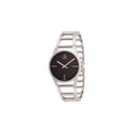  Shop Authentic Calvin Klein Stately Black Dial Silver Steel Strap Watch for Women - K3G23121 - Luxxuri