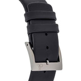  Shop Authentic Calvin Klein Minimal Silver Dial Black Leather Strap Watch for Men - K3M211CY - Luxxuri