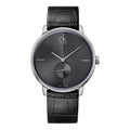  Shop Authentic Calvin Klein Accent Black Dial Black Leather Strap Watch for Women - K2Y231C3 - Luxxuri