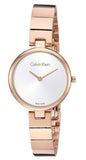  Shop Authentic Calvin Klein Authentic White Dial Rose Gold Steel Strap Watch for Women - K8G23646 - Luxxuri