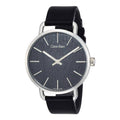 Shop Authentic Calvin Klein Even Black Dial Black Leather Strap Watch for Women - K7B211C1 - Luxxuri