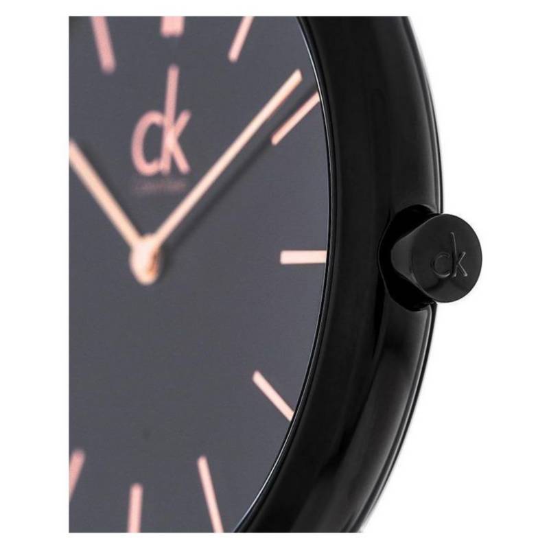 Shop Authentic Calvin Klein Minimal Black Dial Black Mesh Bracelet Watch for Men - K3M21421 - Luxxuri