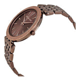  Shop Authentic Michael Kors Darci Quartz Brown Dial Brown Steel Strap Watch For Women - MK3416 - Luxxuri