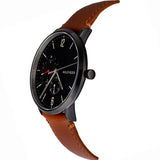  Shop Authentic Tommy Hilfiger Brooklyn Quartz Black Dial Brown Leather Strap Watch for Men - 1791510 - Luxxuri