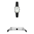  Shop Authentic Emporio Armani Gioia Analog Mother of Pearl Dial Black Leather Strap Watch For Women - AR11148 - Luxxuri