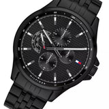  Shop Authentic Tommy Hilfiger Shawn Quartz Black Dial Black Steel Strap Watch for Men - 1791611 - Luxxuri