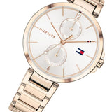  Shop Authentic Tommy Hilfiger Angela Quartz White Dial Rose Gold Steel Strap Watch for Women - 1782124 - Luxxuri
