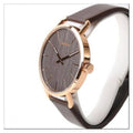  Shop Authentic Calvin Klein Even Grey Dial Brown Leather Strap Watch for Women - K7B216G3 - Luxxuri