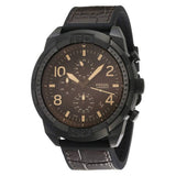  Shop Authentic Fossil Bronson Chronograph Brown Dial Brown Leather Strap Watch for Men - FS5713 - Luxxuri