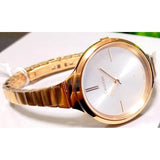  Shop Authentic Calvin Klein Lively White Dial Rose Gold Steel Strap Watch for Women - K4U23626 - Luxxuri