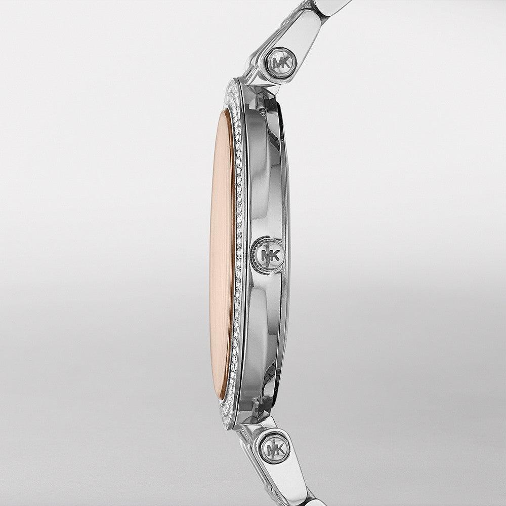  Shop Authentic Michael Kors Darci Orange Dial Silver Stainless Steel Strap Watch for Women - MK3218 - Luxxuri