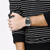  Shop Authentic Fossil Grant Chronograph Black Dial Silver Steel Strap Watch for Men - FS4736 - Luxxuri