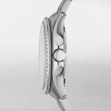  Shop Authentic Fossil Cecile Chronograph Silver Dial Silver Steel Strap Watch for Women - AM4481 - Luxxuri