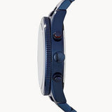  Shop Authentic Fossil Perfect Boyfriend Multifunction Blue Dial Blue Steel Strap Watch for Women - ES4093 - Luxxuri