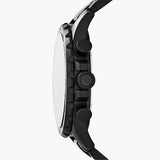  Shop Authentic Fossil Nate Chrongraph Ion Plated Black Dial Black Steel Strap Watch for Men - JR1356 - Luxxuri
