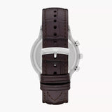  Shop Authentic Emporio Armani Renato Chronograph Black Dial Brown Leather Strap Watch For Men - AR2482 - Luxxuri