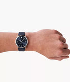  Shop Authentic Emporio Armani Kappa Quartz Blue Dial Blue Leather Strap Watch For Women - AR11012 - Luxxuri