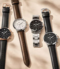  Shop Authentic Fossil Neutra Chronograph Black Dial Black Leather Strap Watch for Men - FS5381 - Luxxuri