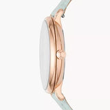  Shop Authentic Fossil Jacqueline Multi Colored Dial Blue Leather Strap Watch for Women - ES4813 - Luxxuri