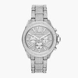  Shop Authentic Michael Kors Wren Chronograph Crystals Silver Dial Silver Steel Strap Watch For Women - MK6317 - Luxxuri