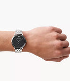  Shop Authentic Emporio Armani Classic Quartz Black Dial Silver Steel Strap Watch For Men - AR11161 - Luxxuri