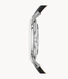  Shop Authentic Fossil The Minimalist Carbon Series Black Dial Black Leather Strap Watch for Men - FS5497 - Luxxuri