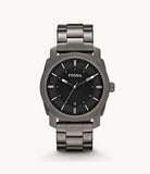  Shop Authentic Fossil Machine Chronograph Black Dial Grey Steel Strap Watch for Men - FS4774 - Luxxuri