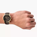  Shop Authentic Fossil Neutra Chronograph Black Dial Black Leather Strap Watch for Men - FS5381 - Luxxuri