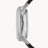  Shop Authentic Fossil Townsman Automatic Black Dial Brown Leather Strap Watch for Men -  ME1163 - Luxxuri