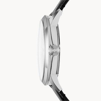  Shop Authentic Fossil Townsman Skeleton Black Dial Black Leather Strap Watch for Men - ME3153 - Luxxuri