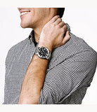  Shop Authentic Fossil Nate Chronograph Black Dial Silver Steel Strap Watch for Men - JR1353 - Luxxuri