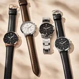  Shop Authentic Fossil Neutra Chronograph Black Dial Silver Steel Strap Watch for Men - FS5384 - Luxxuri