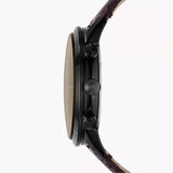  Shop Authentic Fossil Townsman Chronograph Black Dial Brown Leather Strap Watch for Men - FS5437 - Luxxuri