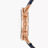  Shop Authentic Fossil Townsman Chronograph Blue Dial Blue Leather Strap Watch for Men - FS5436 - Luxxuri