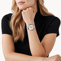  Shop Authentic Michael Kors Portia Silver Dial Silver Mesh Bracelet Watch for Women - MK3843 - Luxxuri