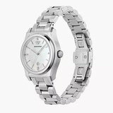  Shop Authentic Emporio Armani Valeria Quartz Mother of Pearl Dial Silver Steel Strap Watch For Women - AR11030 - Luxxuri