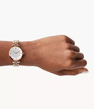  Shop Authentic Emporio Armani Gianni T-Bar Silver Dial Two Tone Steel Strap Watch For Women - AR11293 - Luxxuri