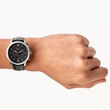  Shop Authentic Fossil Neutra Chronograph Blue Dial Blue Leather Strap Watch for Men - FS5454 - Luxxuri