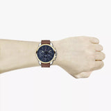  Shop Authentic Tommy Hilfiger Decker Blue Dial Brown Leather Strap Watch for Men - 1791561 - Luxxuri