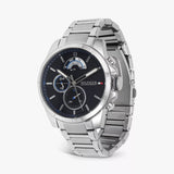  Shop Authentic Tommy Hilfiger Decker Quartz Blue Dial Silver Steel Strap Watch for Men - 1791348 - Luxxuri