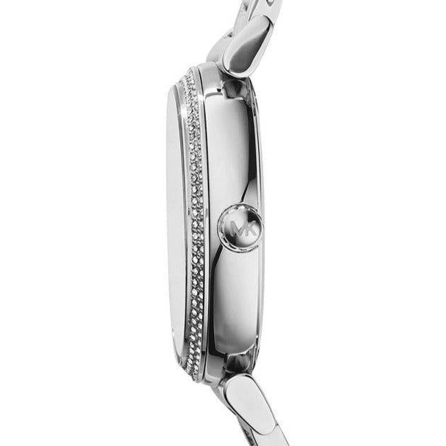  Shop Authentic Michael Kors Catlin Silver Dial Silver Steel Strap Watch for Women - MK3355 - Luxxuri