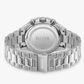 Hugo Boss Novia Chronograph Silver Dial Silver Steel Strap Watch for Women - 1502616