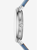  Shop Authentic Michael Kors Jaryn Quartz Silver Dial Blue Leather Strap Watch For Women - MK2495 - Luxxuri